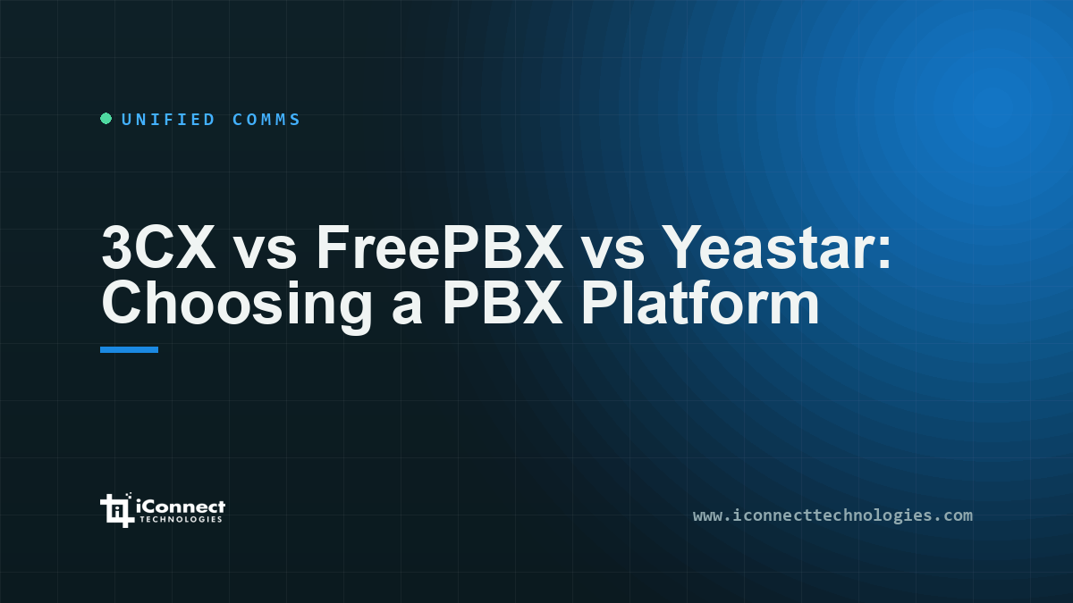 3CX vs FreePBX vs Yeastar: Choosing a PBX Platform 1 3CX vs FreePBX vs Yeastar: Choosing a PBX Platform